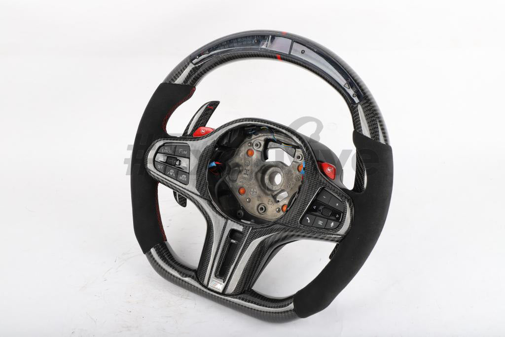 2018-2024 BMW  All M Models | G07 G87 G80 G82 G83 F90 F91 F92 F93 F95 F96 F97 F98 Custom Steering Wheel by Exclusive Steering